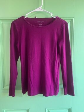 Liz Claiborne 100% Cotton Long Sleeve Shirt - Women’s size Small